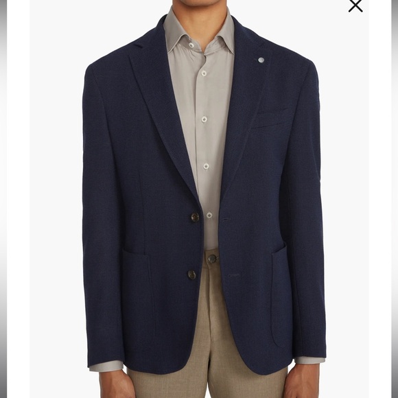 JACK VICTOR WOLFE WOOL BLAZER - Picture 7 of 7